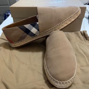Burberry espadrille men size 12